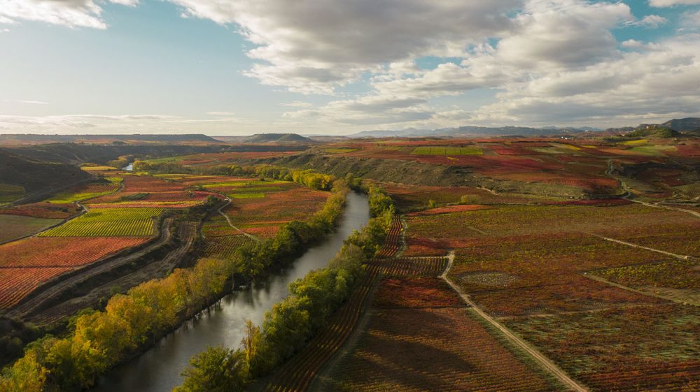 Rio Ebro en Otoño