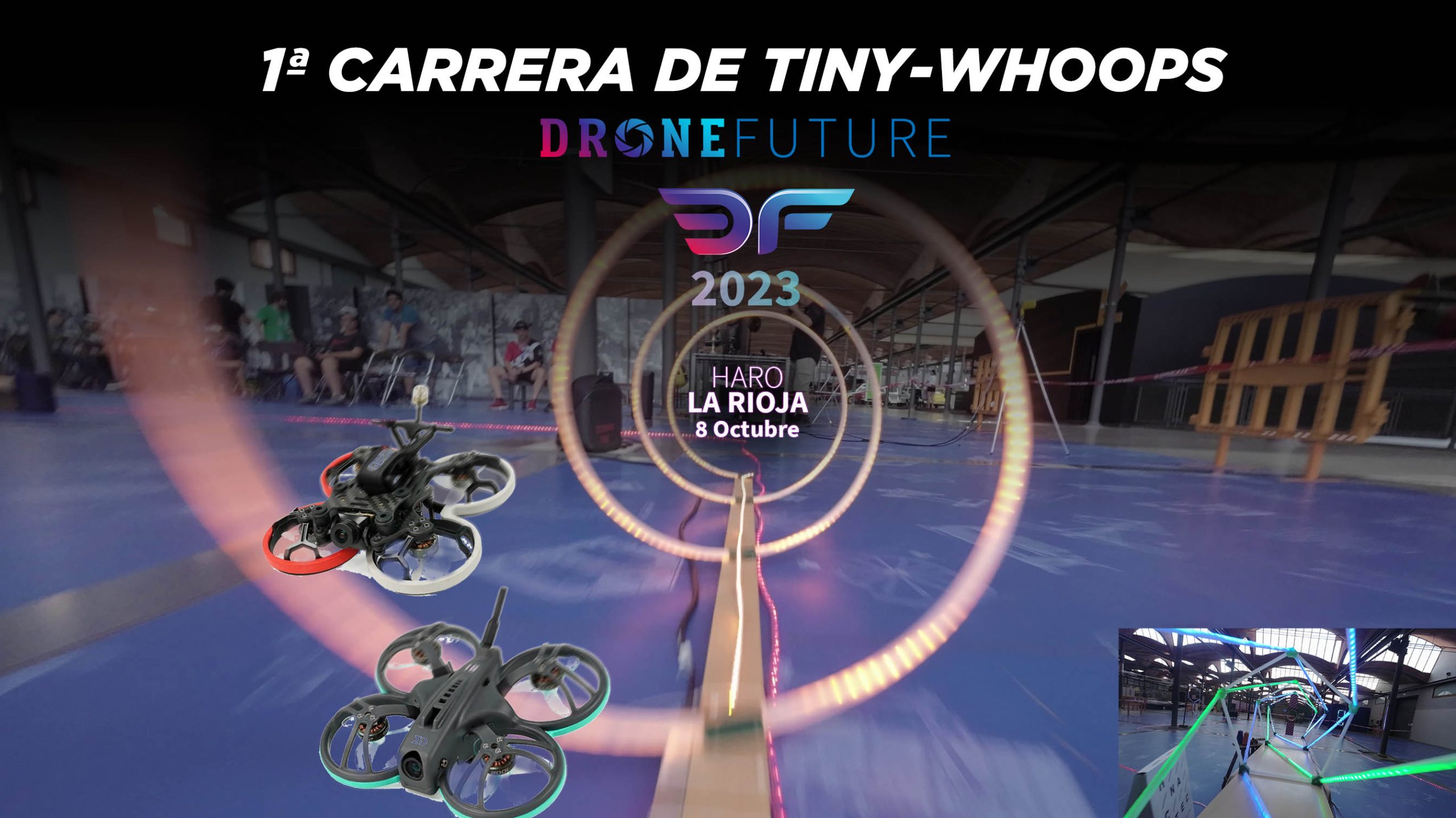 Cartel Competicion Whoops_web 1º Carrera de Tiny Whoops